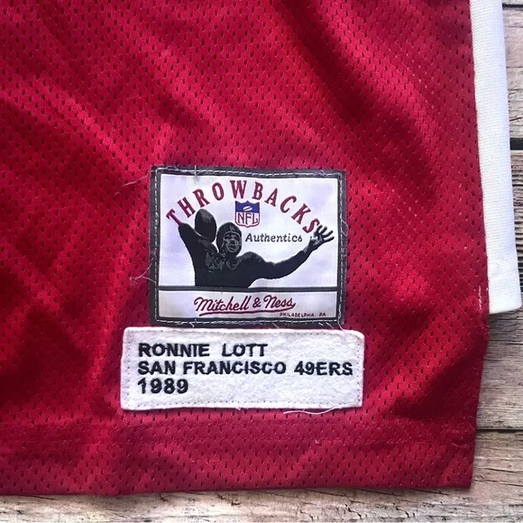 San Francisco 49ers 42 LOTT Vintage Jersey Sz 58 - Picture 6 of 7